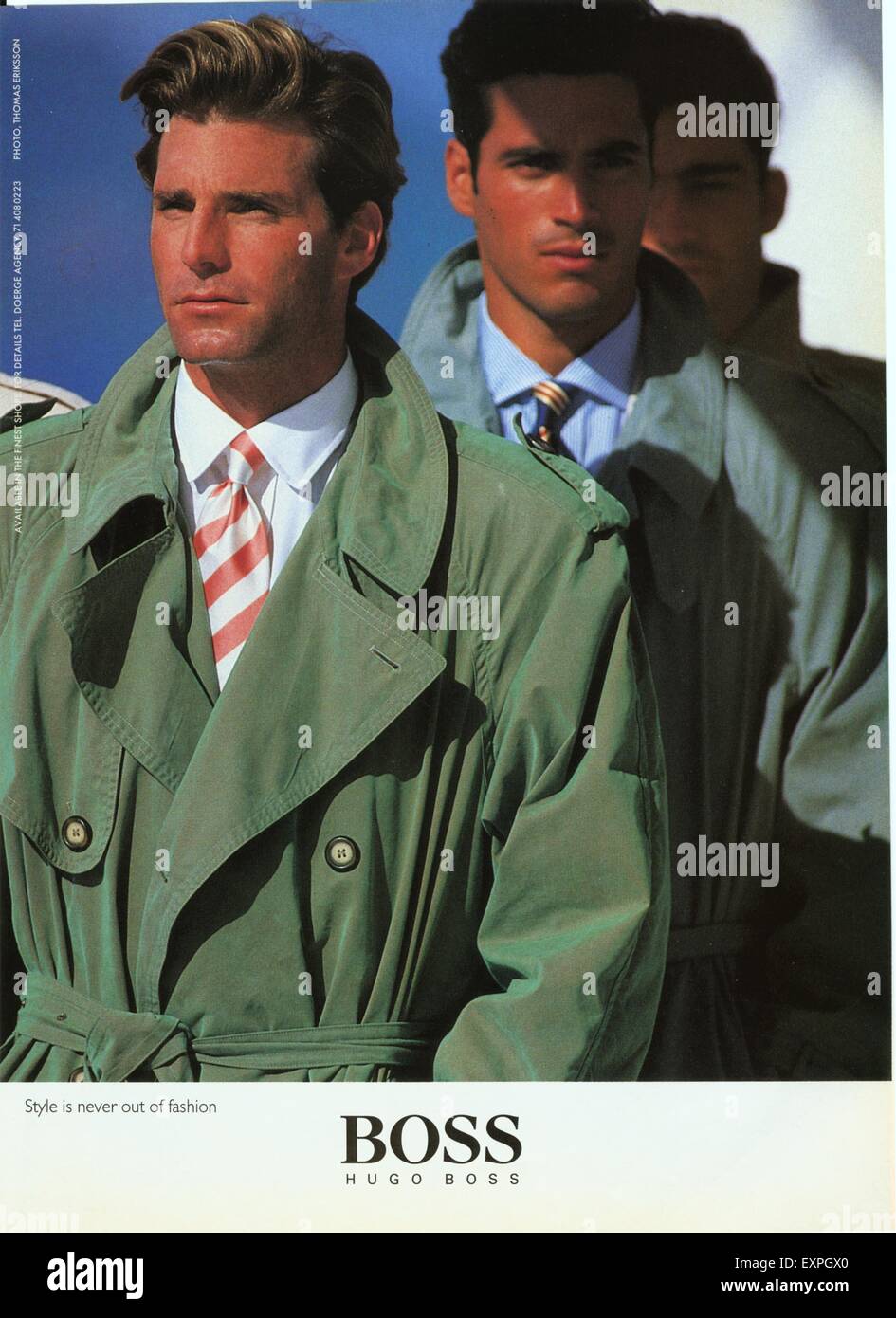 1990s uk hugo boss magazine hi-res stock photography and images - Alamy