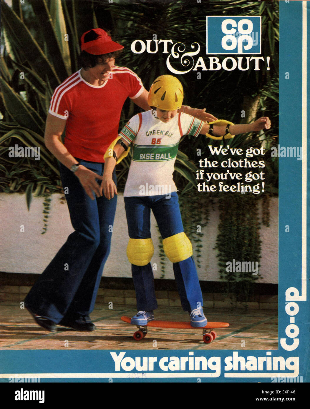 1970s UK Co-Op Magazine Advert Stock Photo