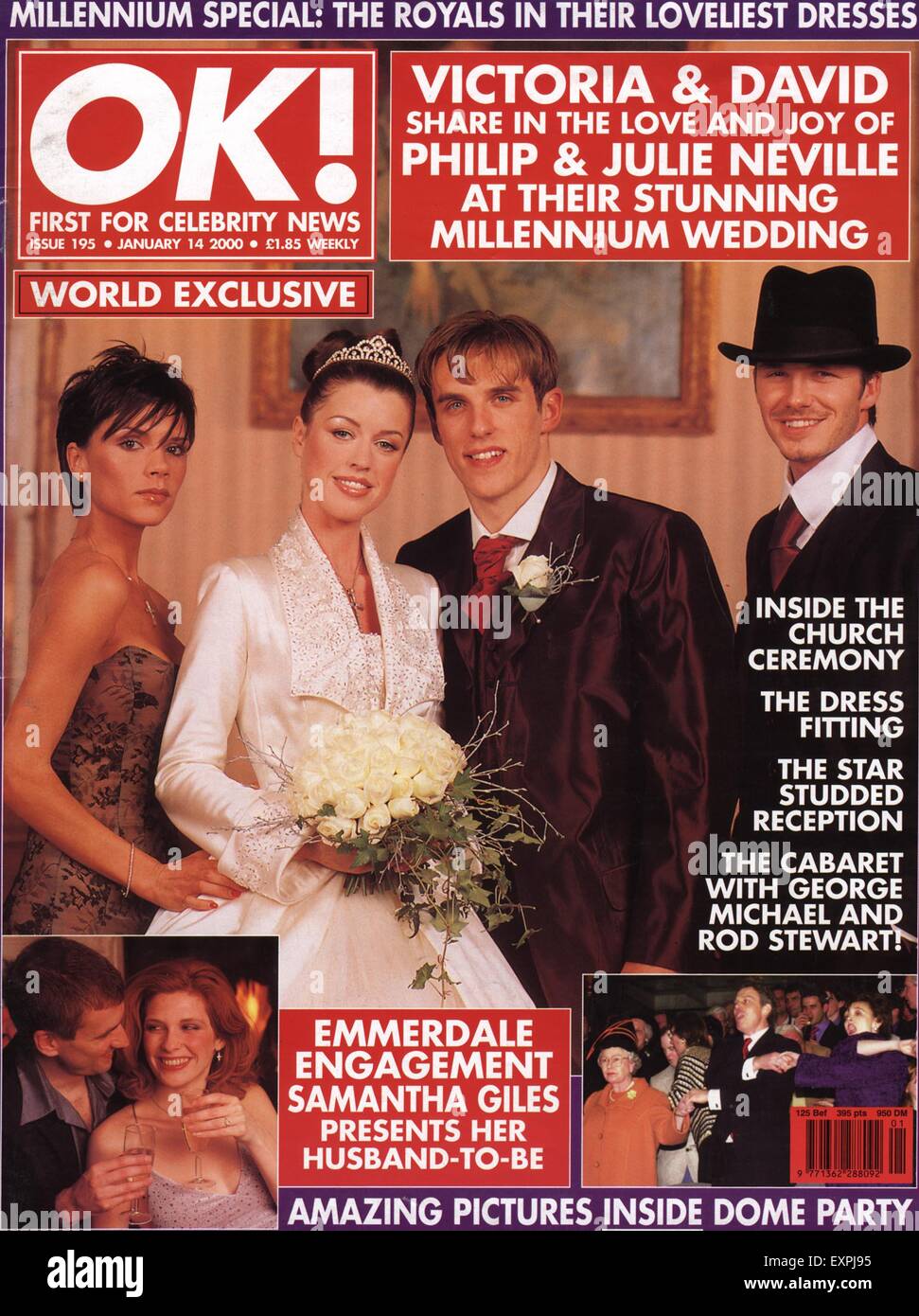 1990s UK OK! Magazine Cover Stock Photo