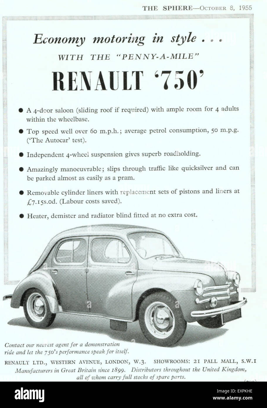 Uk renault magazine advert hi-res stock photography and
