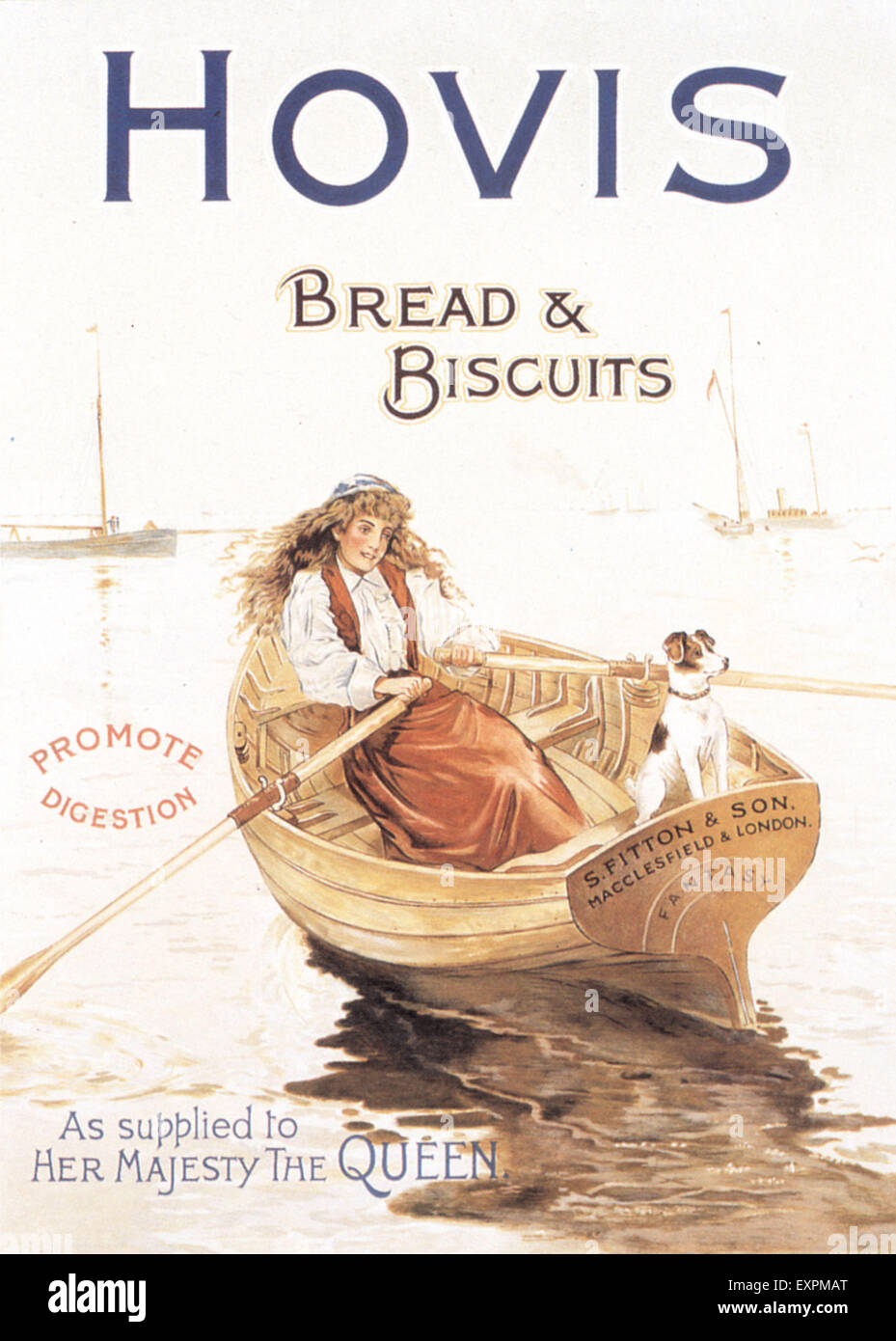 1890s UK Hovis Magazine Advert Stock Photo