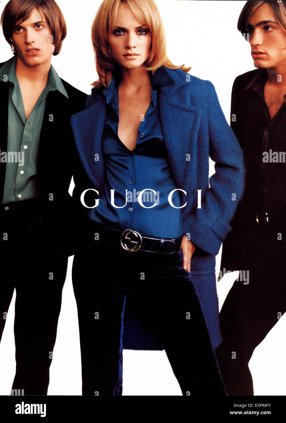 1990s UK Gucci Magazine Advert Stock Photo - Alamy