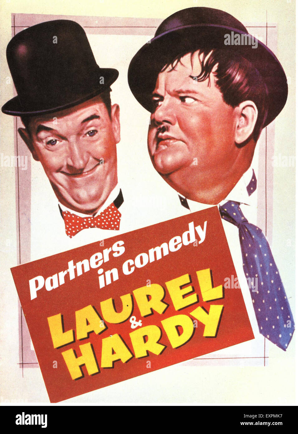 1920s USA Laurel and Hardy Film Poster Stock Photo Alamy