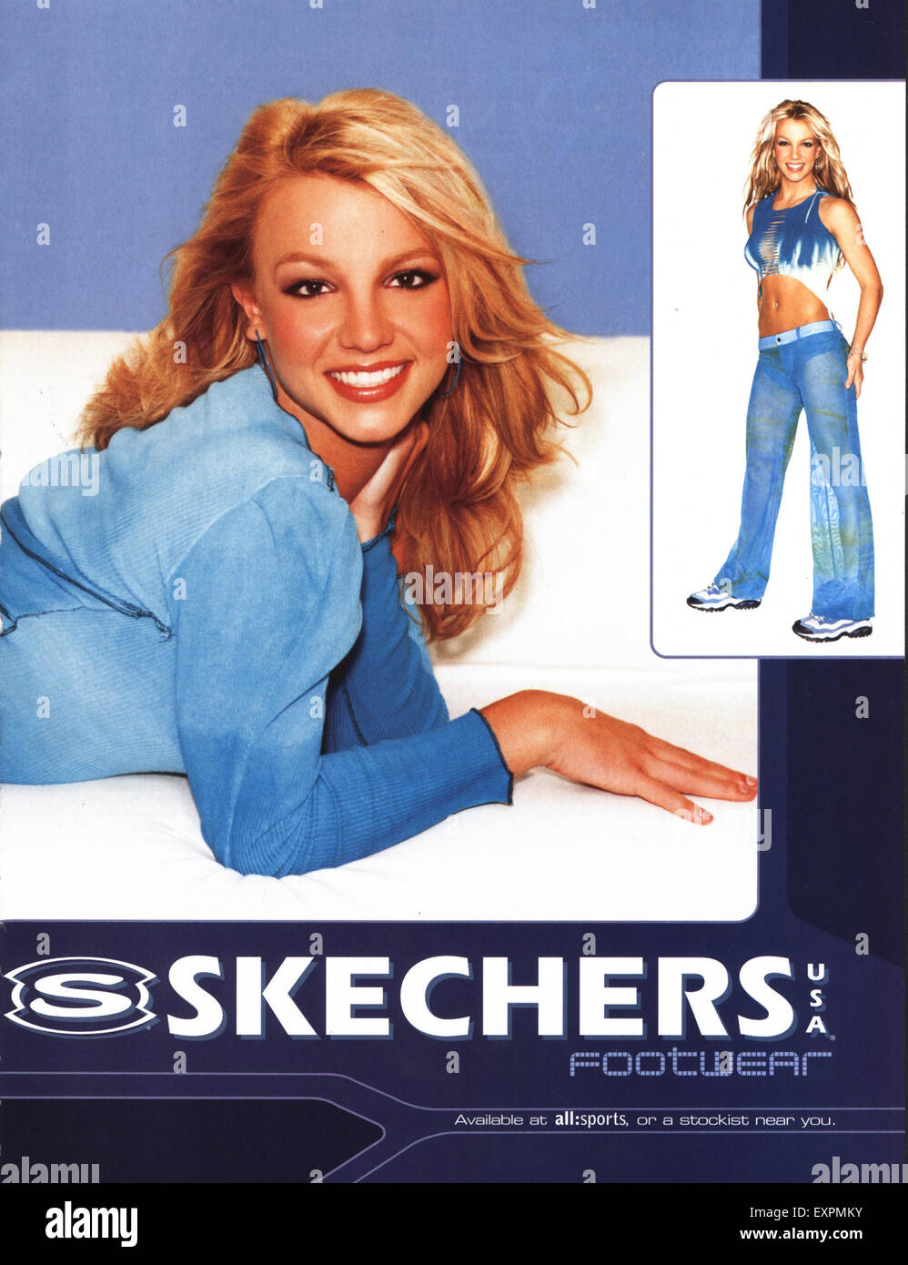 2000s UK Skechers Magazine Advert Stock Photo - Alamy