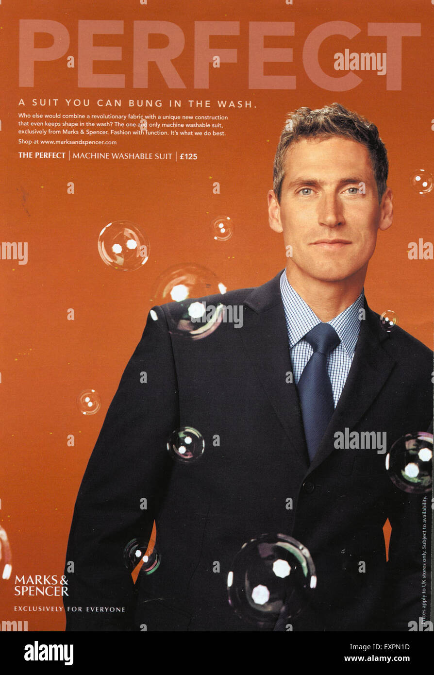 2000s UK Marks and Spencer Magazine Advert Stock Photo Alamy