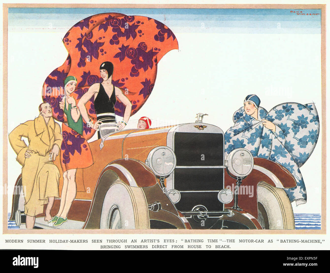 1920s at the beach hi-res stock photography and images - Alamy
