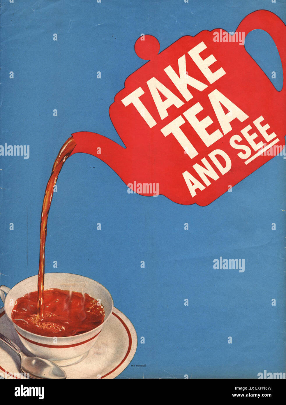 1970s UK Tea Magazine Advert Stock Photo Alamy