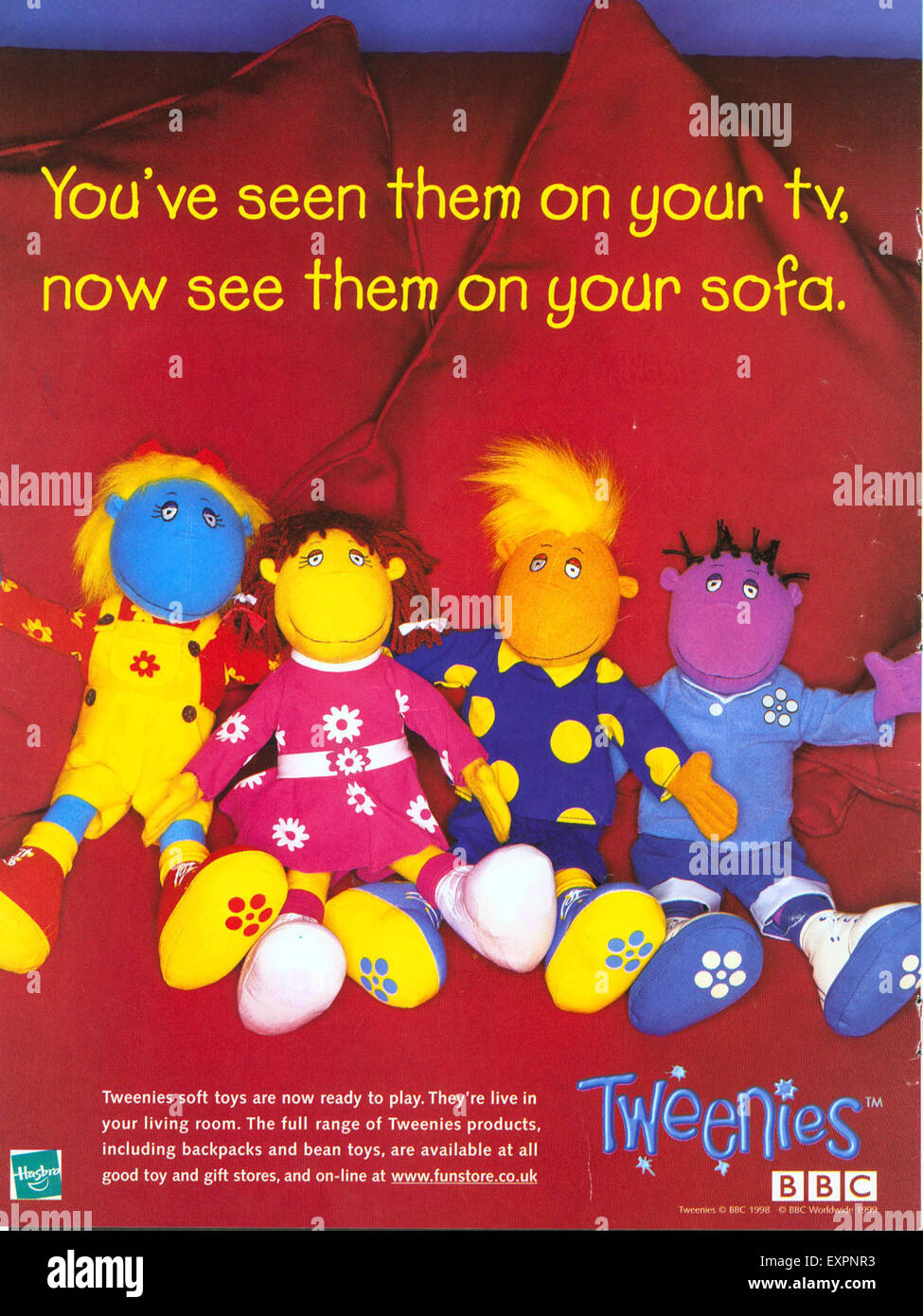 2000s UK Tweenies Magazine Advert Stock Photo
