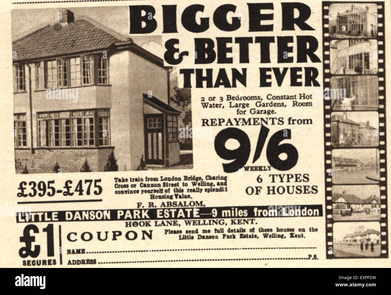 Historic Adverts Page 2 House prices and the economy House Price