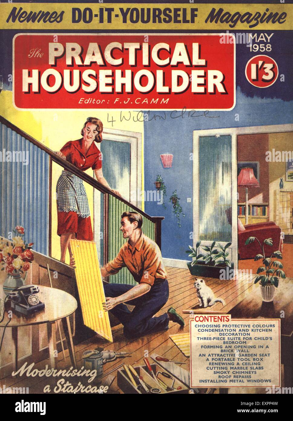 1950s UK Practical Householder Magazine Cover Stock Photo 85322857 Alamy