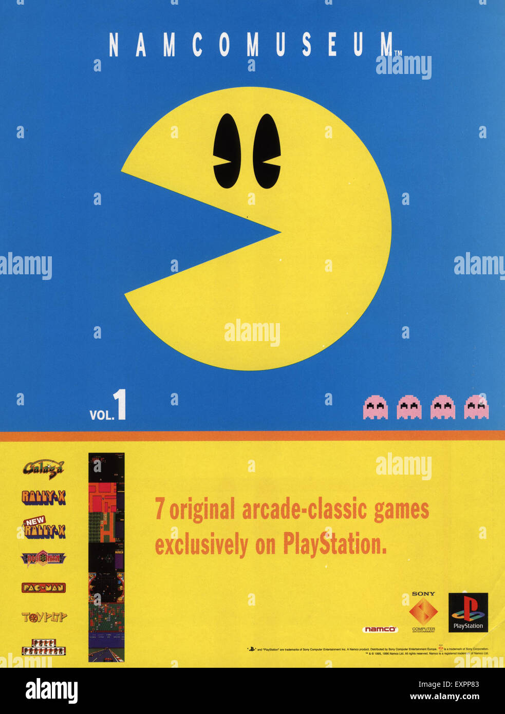 1990s UK Sony Magazine Advert Stock Photo