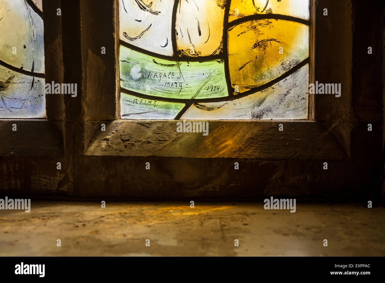 Marc Chagall Stained Glass Window, All Saints' Tudeley Church, Kent
