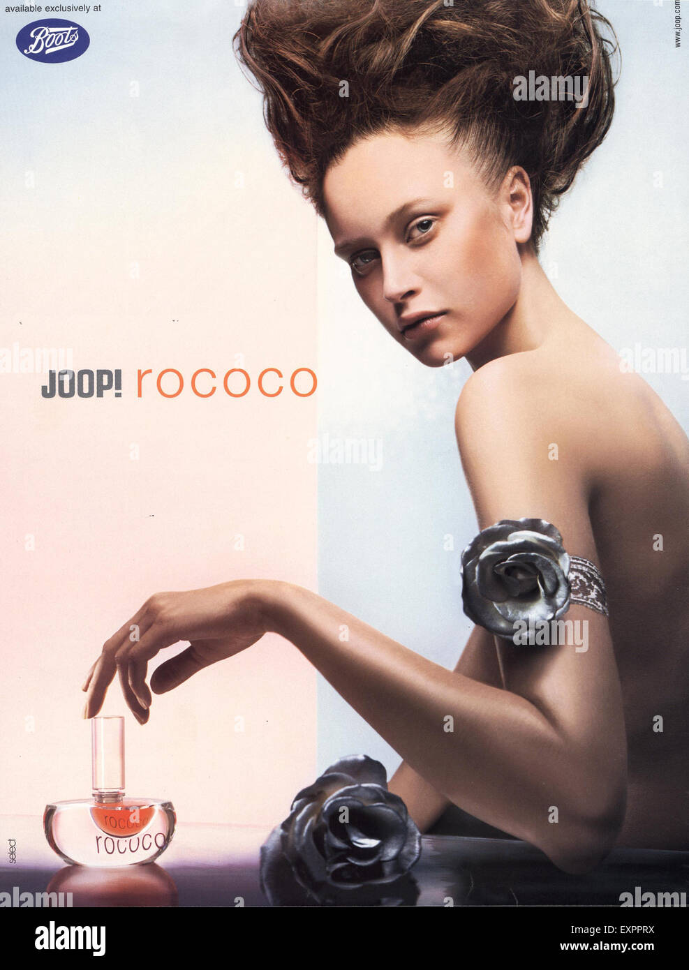 Magazine Rococo 2000s UK Joop Rococo Magazine Advert Stock Photo - Alamy