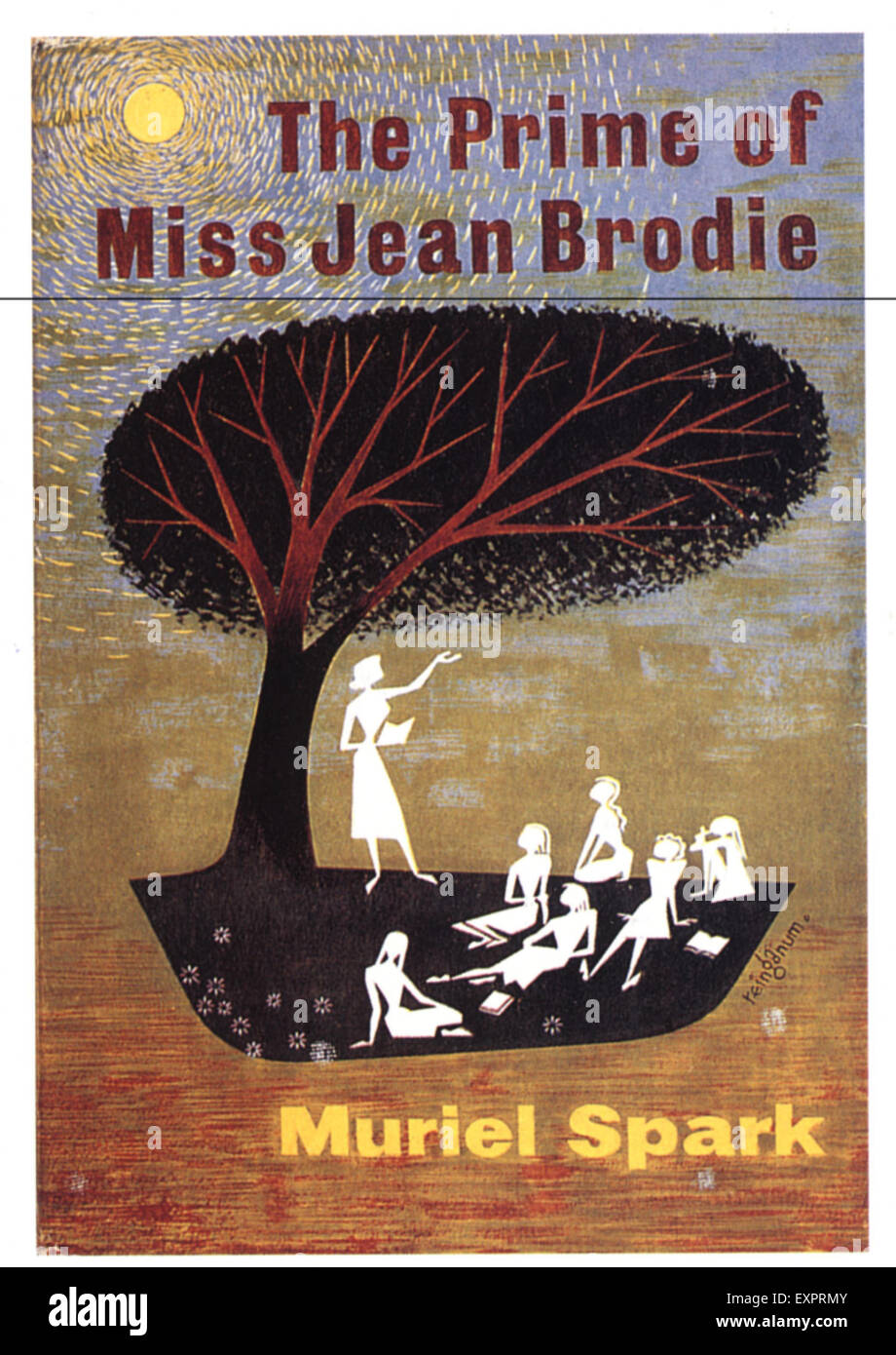 1960s Uk The Prime Of Miss Jean Brodie By Muriel Spark Book Cover Stock Photo Alamy