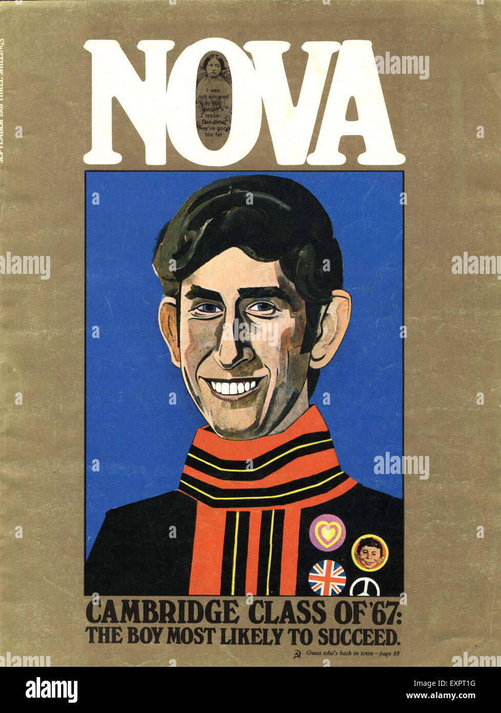 1960s UK Nova Magazine Cover Stock Photo