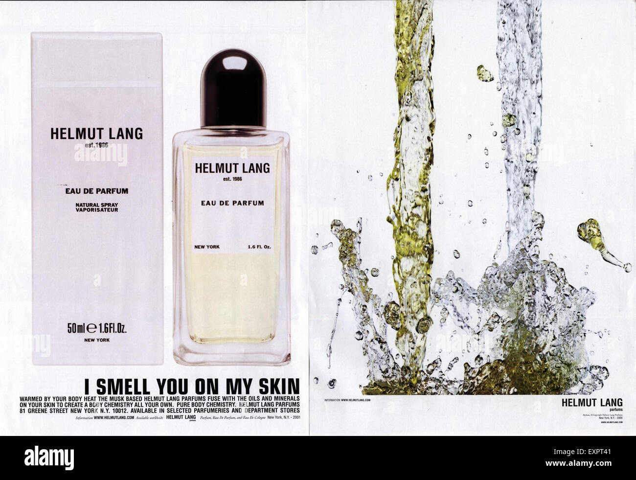 Perfume helmut lang hi res stock photography and images Alamy