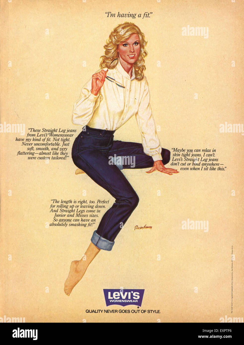Levis jeans 1970s hi-res stock photography and images - Alamy