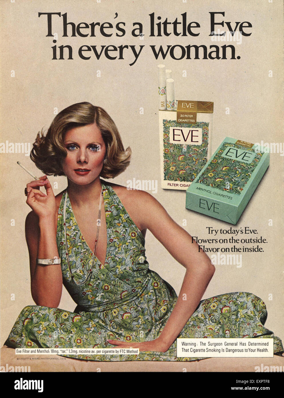 1970s USA Eve Magazine Advert Stock Photo - Alamy