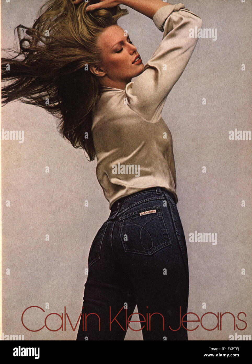 Calvin klein jeans advert hi-res stock photography and images - Alamy