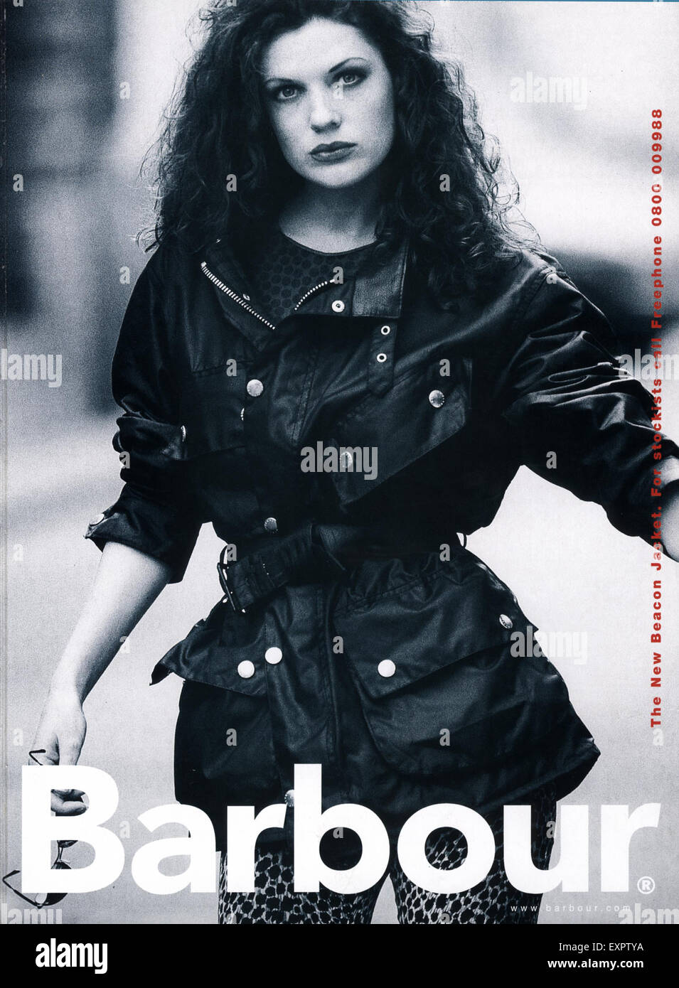 1990s UK Barbour Magazine Advert Stock Photo - Alamy