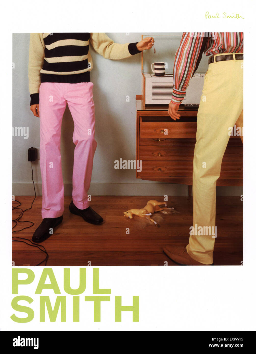 2000s UK Paul Smith Magazine Advert Stock Photo