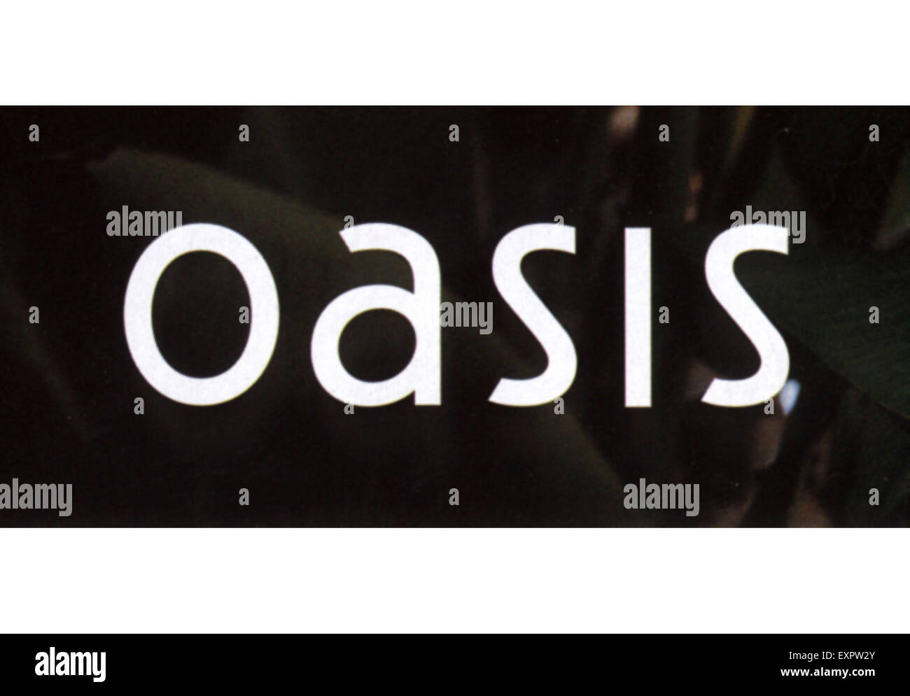 2000s UK Oasis Logo Stock Photo