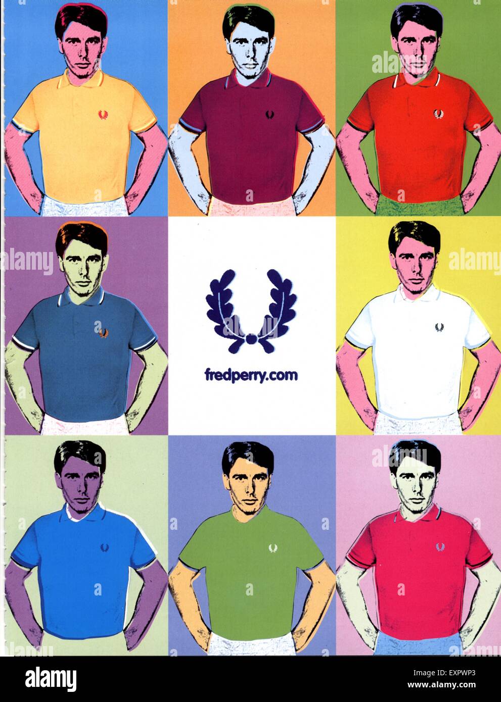 Fred perry advert hi-res stock photography and images - Alamy