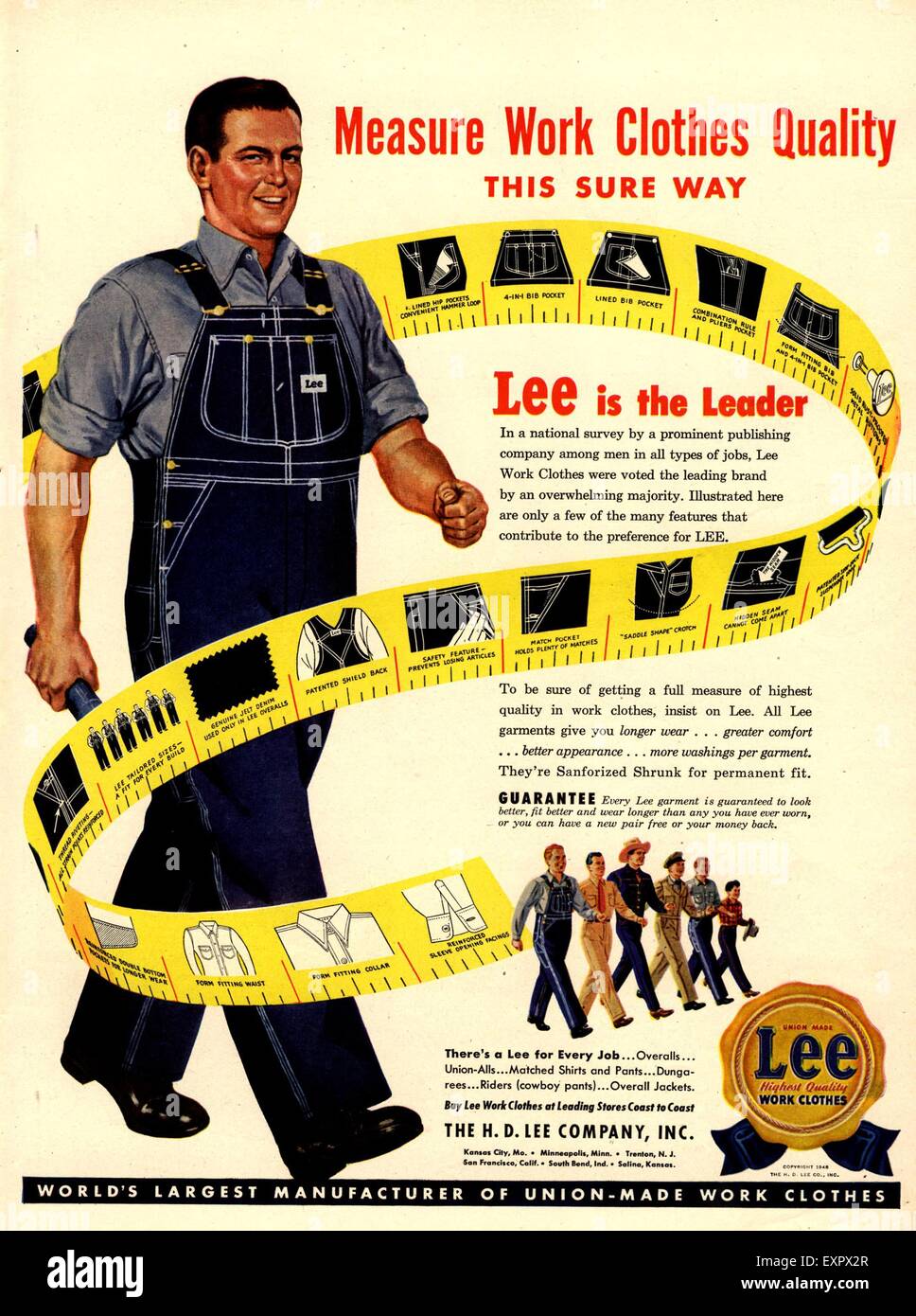 1930's～1940's Lee ADVERTISING SIGN 看板 1930's～1940's Lee ADVERTISING SIGN 看板 1930's～1940's Lee