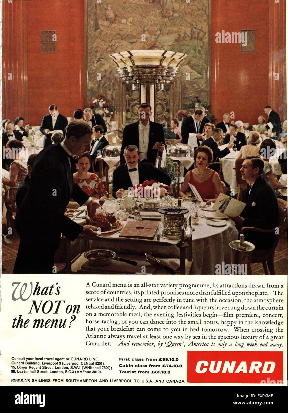 cunard-magazine-advert-hi-res-stock-photography-and-images-alamy