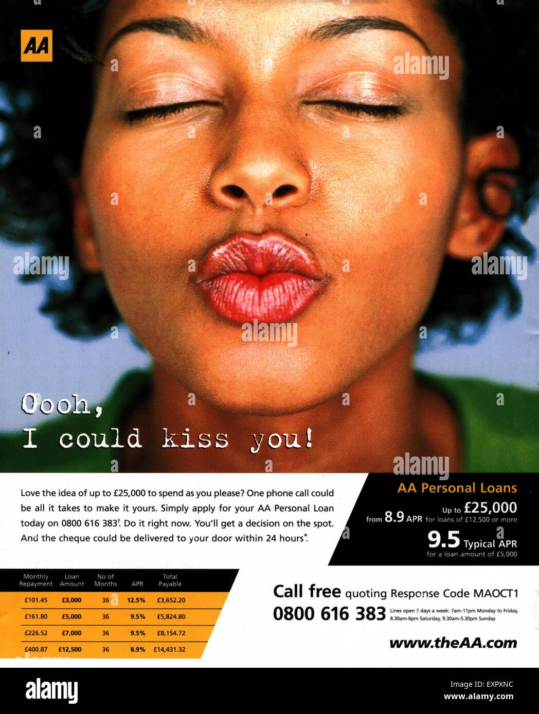 2000s UK The AA Automobile Association Magazine Advert Stock Photo Alamy