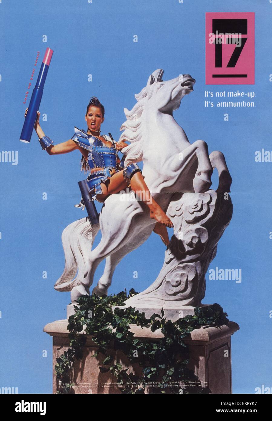 1990s UK Boots No17 Magazine Advert Stock Photo - Alamy