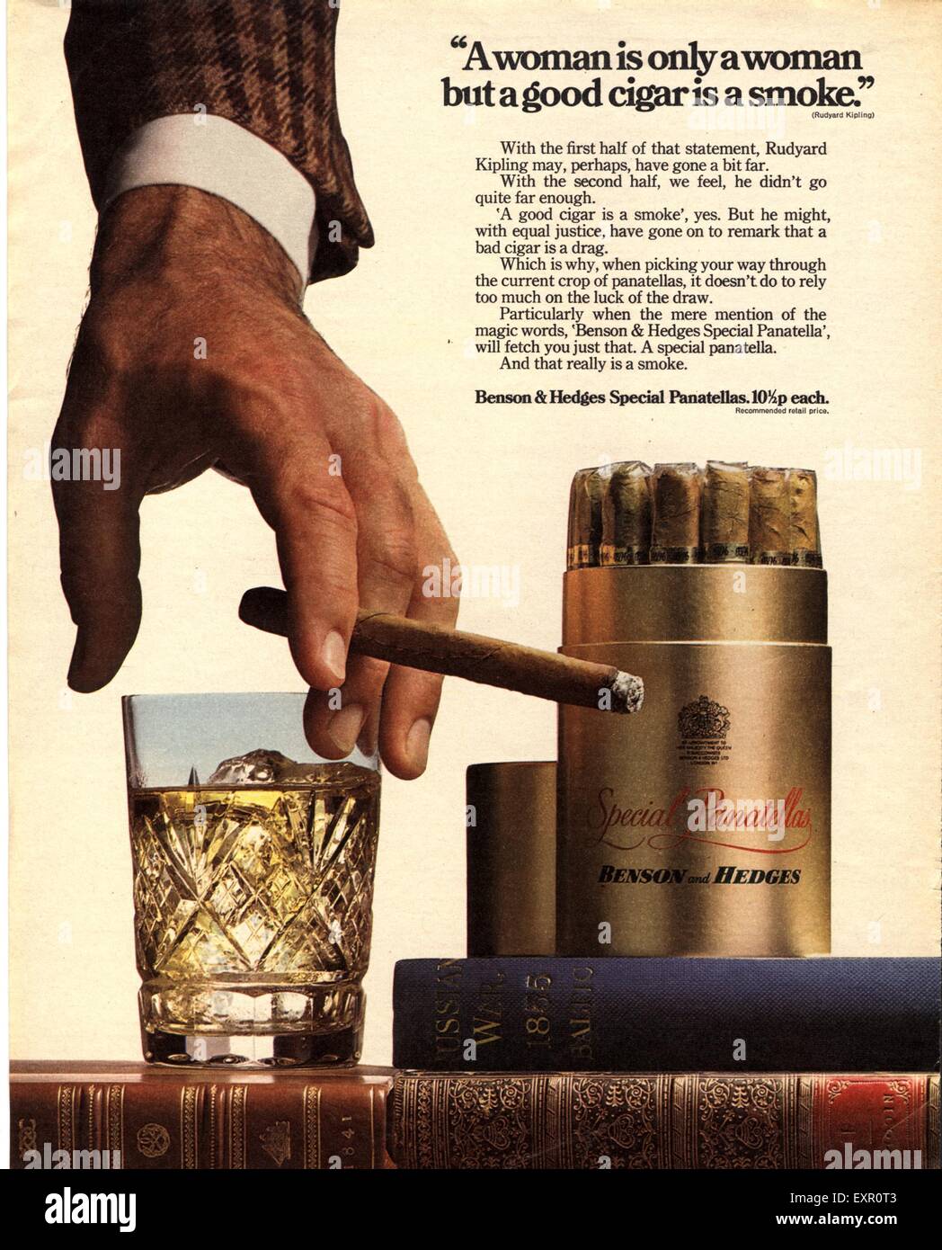 1970s UK Benson and Hedges Magazine Advert Stock Photo Alamy