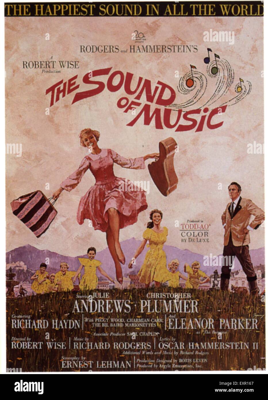 1960s USA The Sound of Music Film Poster Stock Photo