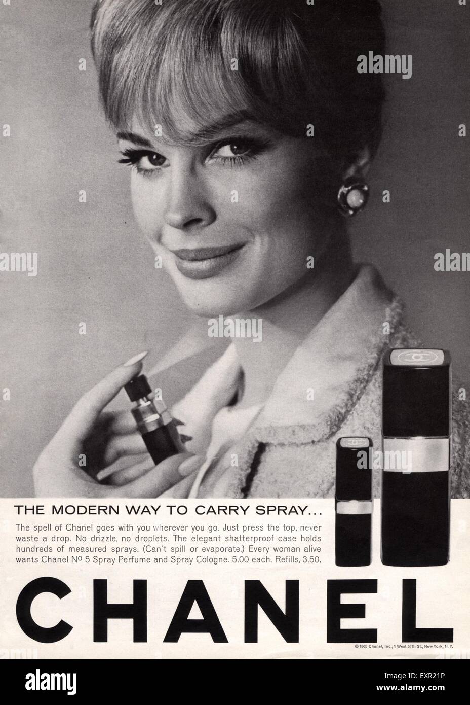 1960s usa chanel magazine advert hi-res stock photography and images - Alamy