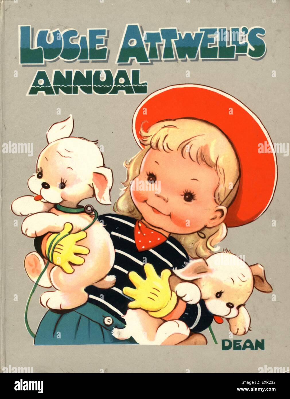 1960s UK Lucie Attwell  Annual Mabel Comic/ Annual Cover Stock Photo