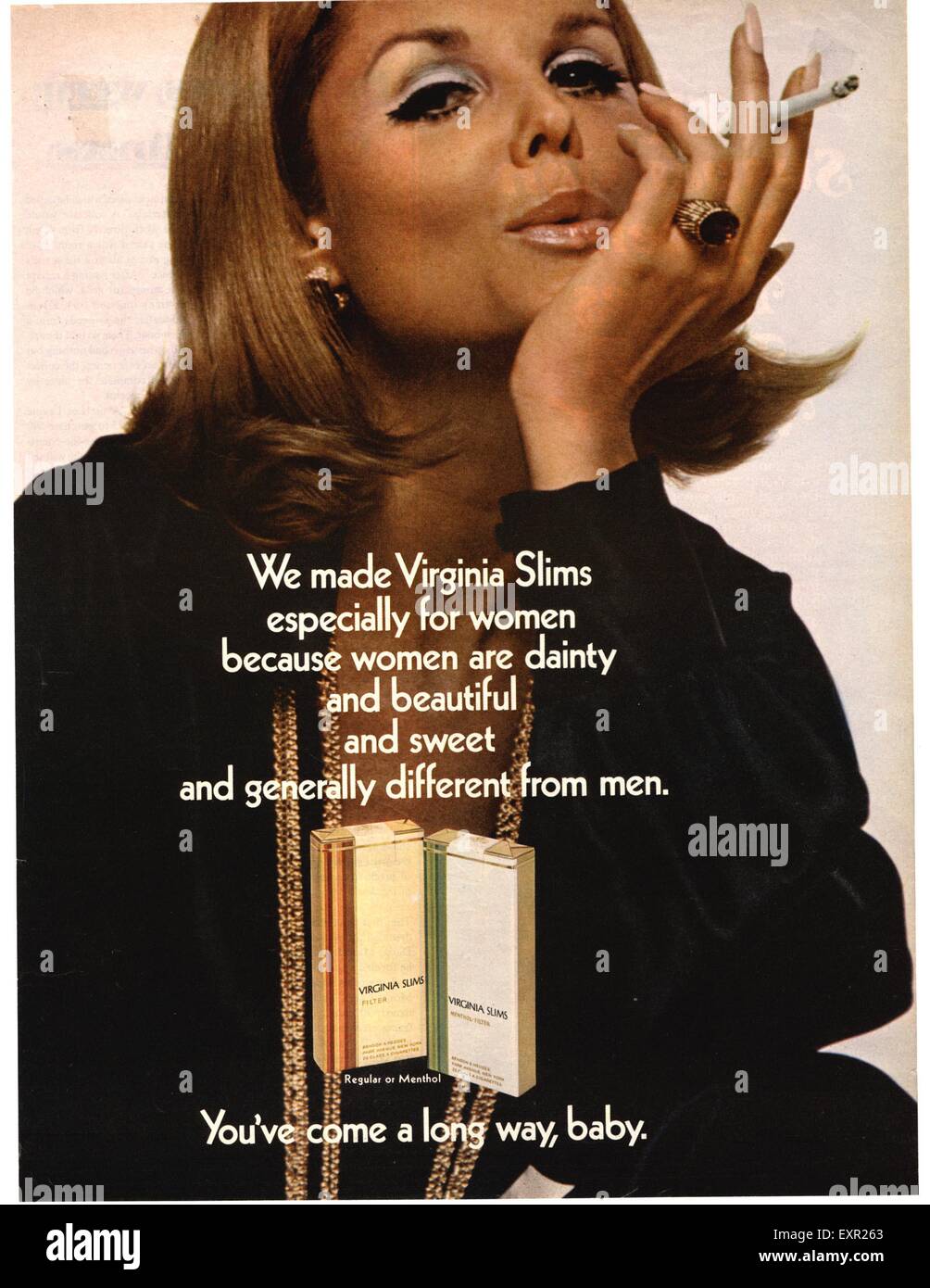 Publicité Magazine Virginia Slims 1977 – Original Vintage – Époque Années 70