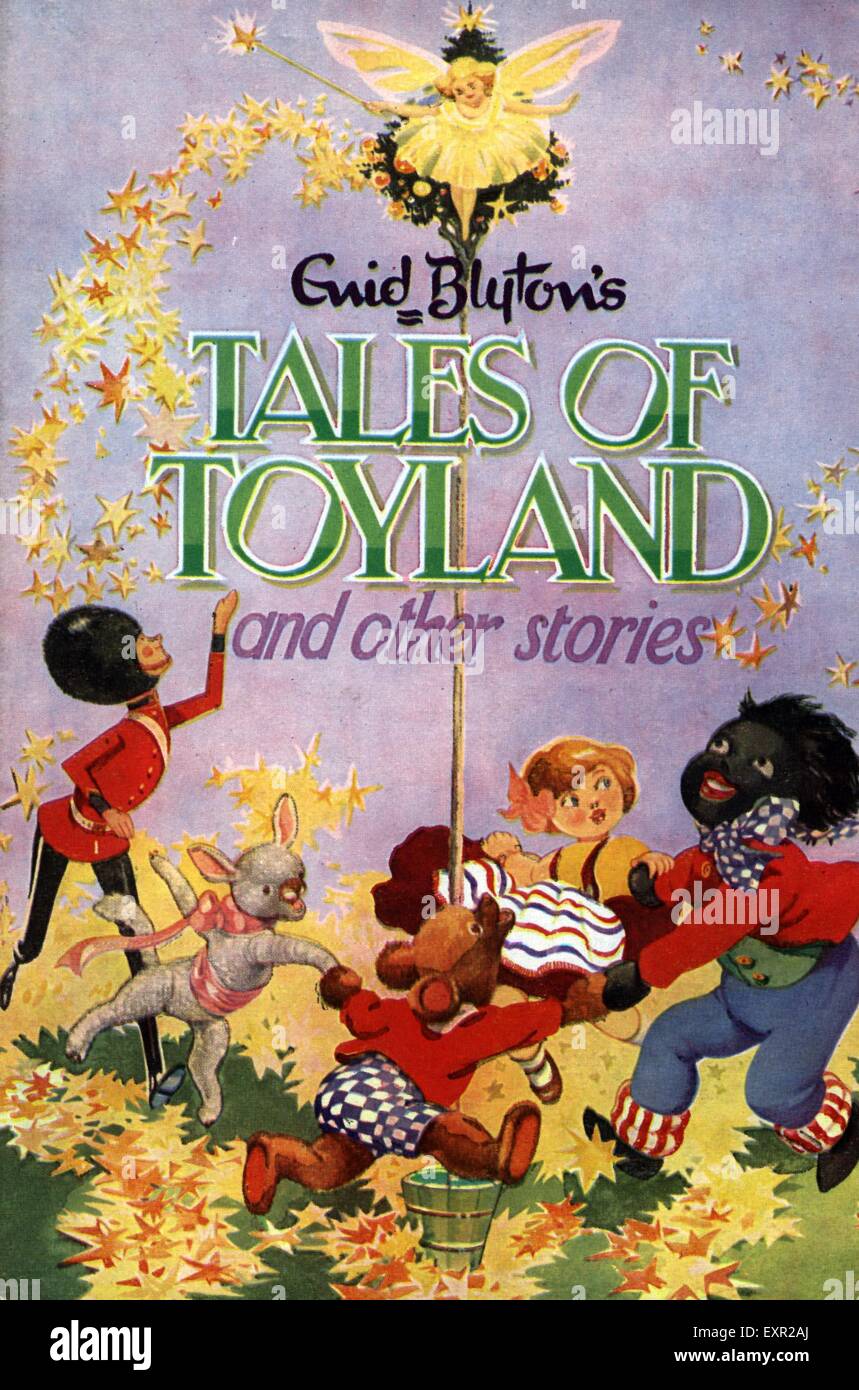 1950s UK Tales of Toyland Book Cover Stock Photo