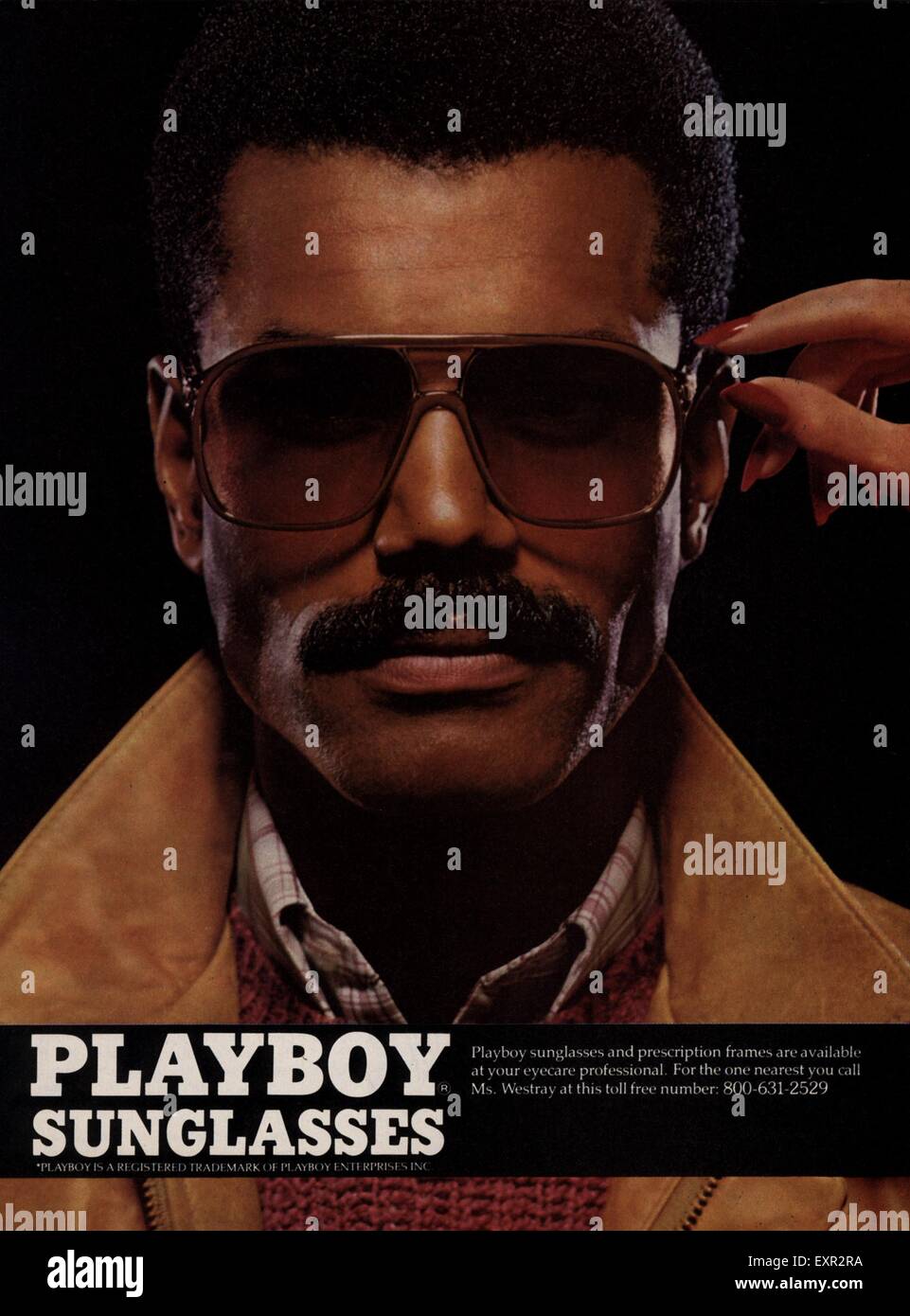 1980s USA Playboy Magazine Advert Stock Photo Alamy