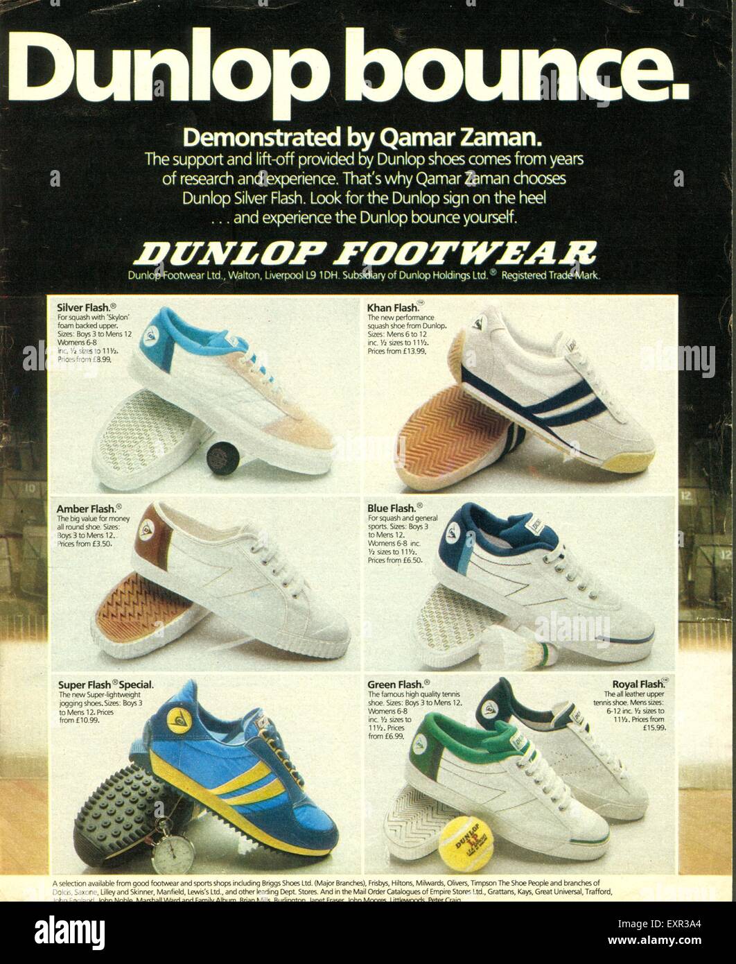 1970s UK Dunlop Shoes Magazine Advert Stock Photo - Alamy
