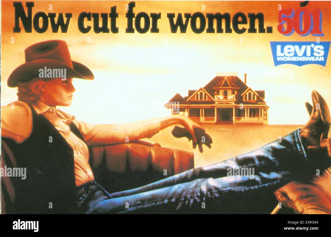 1970s USA Levi's Magazine Advert Stock Photo Alamy