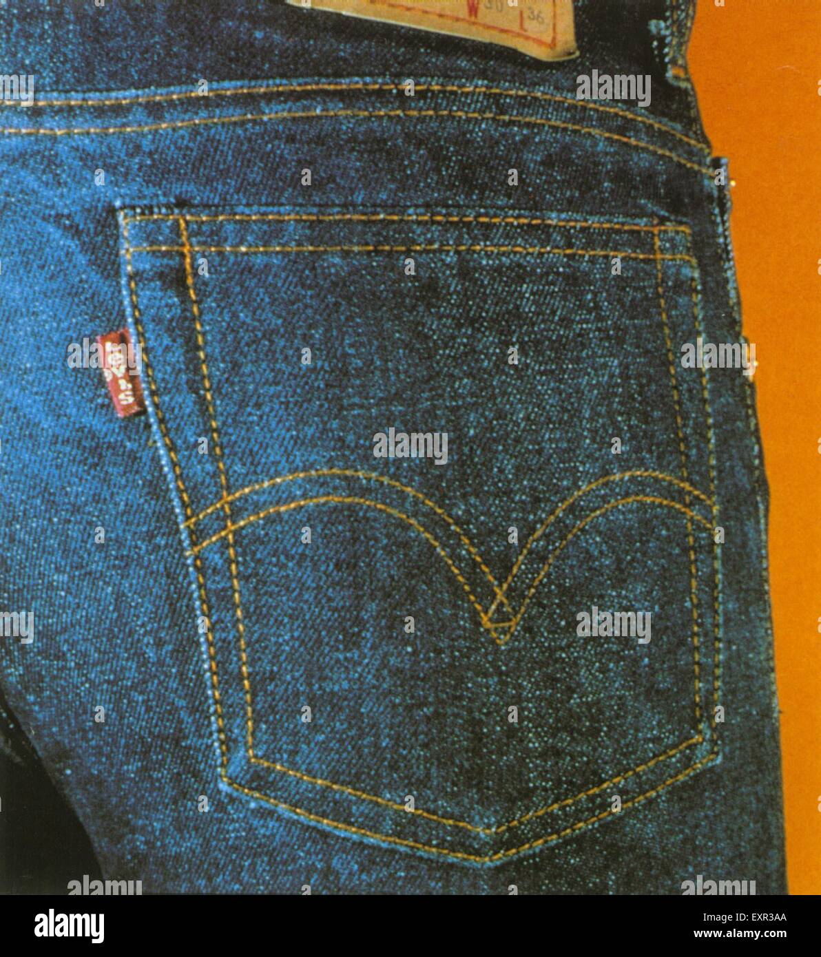 1970s USA Levi's Magazine Advert Stock Photo Alamy