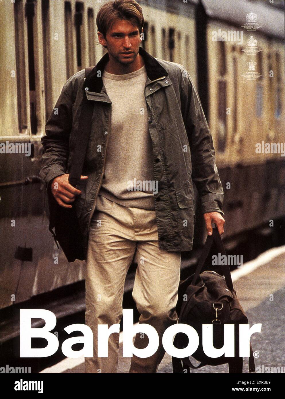 2000s UK Barbour Magazine Advert Stock Photo - Alamy