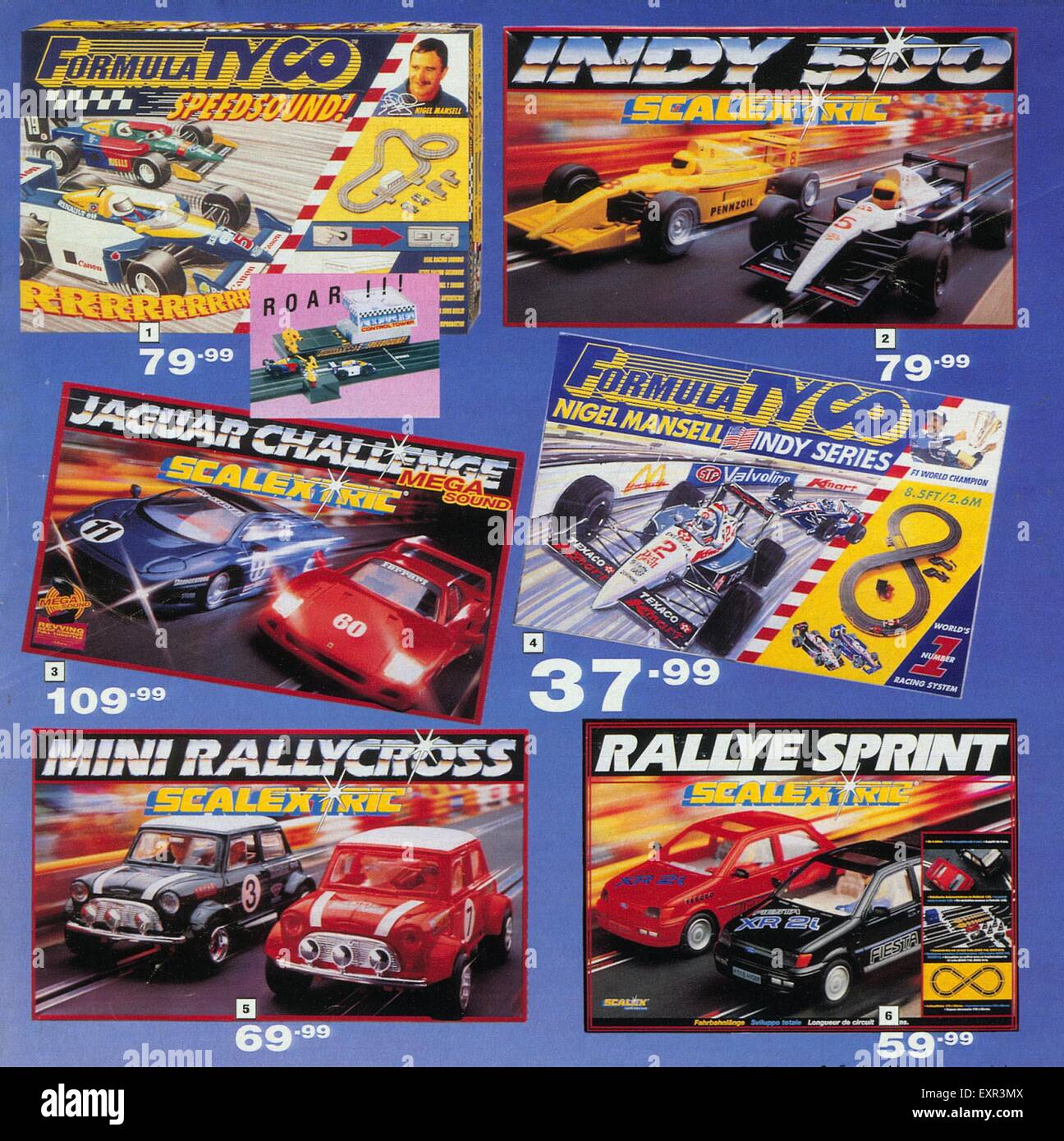 scalextric catalogue