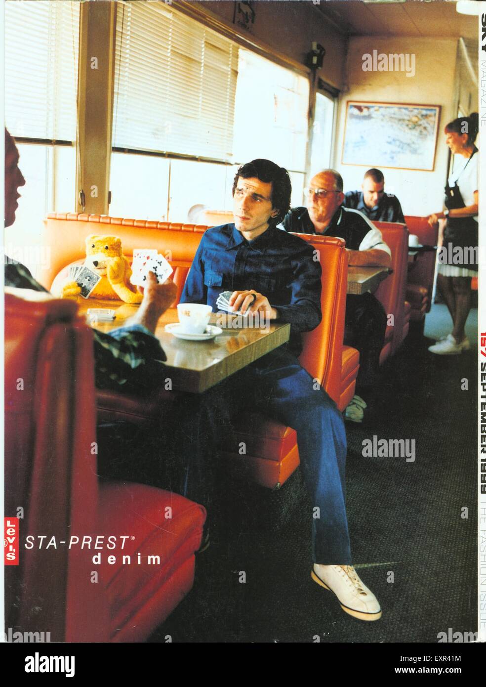 1990s UK Levi's Sta-prest Magazine Advert Stock Photo - Alamy