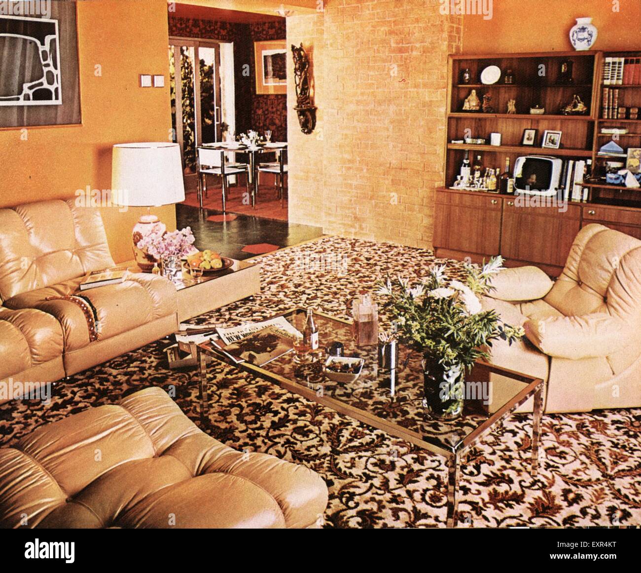 1970s Uk Interiors 1970s Furniture Magazine Advert Stock