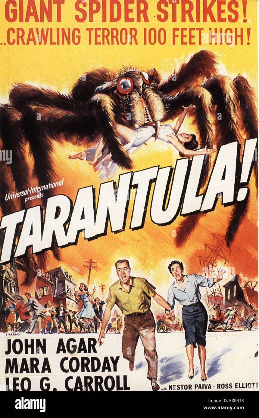 1950s USA Tarantula! Film Poster Stock Photo