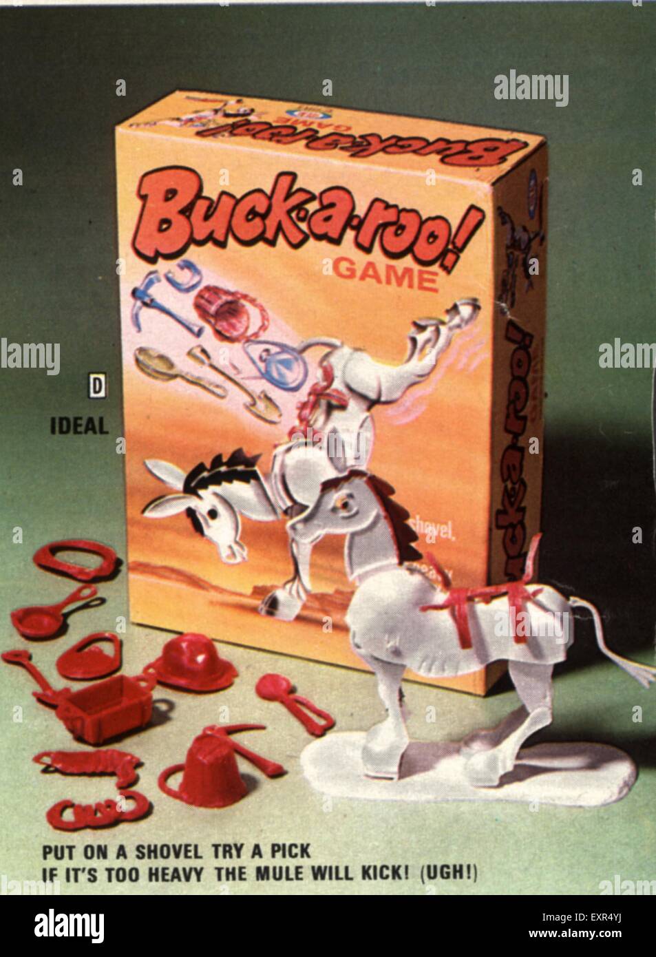 1970s UK Buckaroo Game Catalogue/ Brochure Plate Stock Photo Alamy