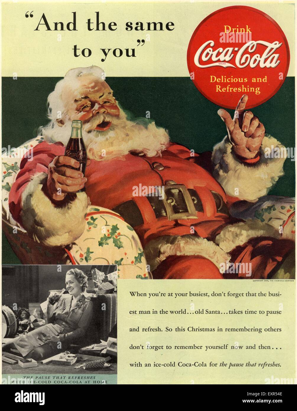 1930s coca cola ad