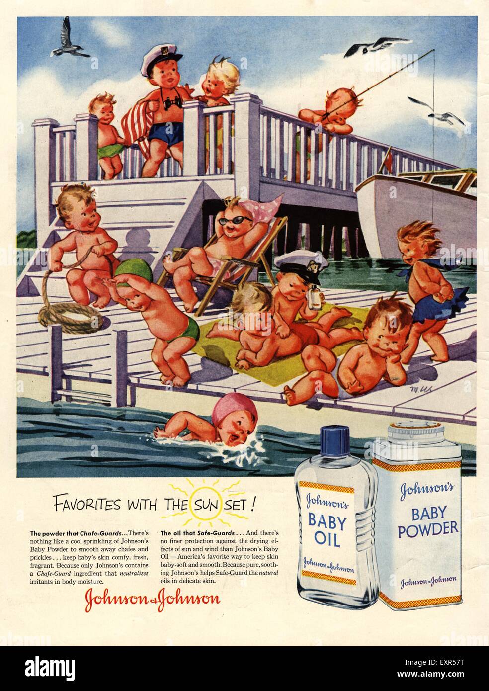 ウォールポスター　ヴィンテージ Johnson & Johnson 美術品・アンティーク・コレクション ウォールポスター ヴィンテージ