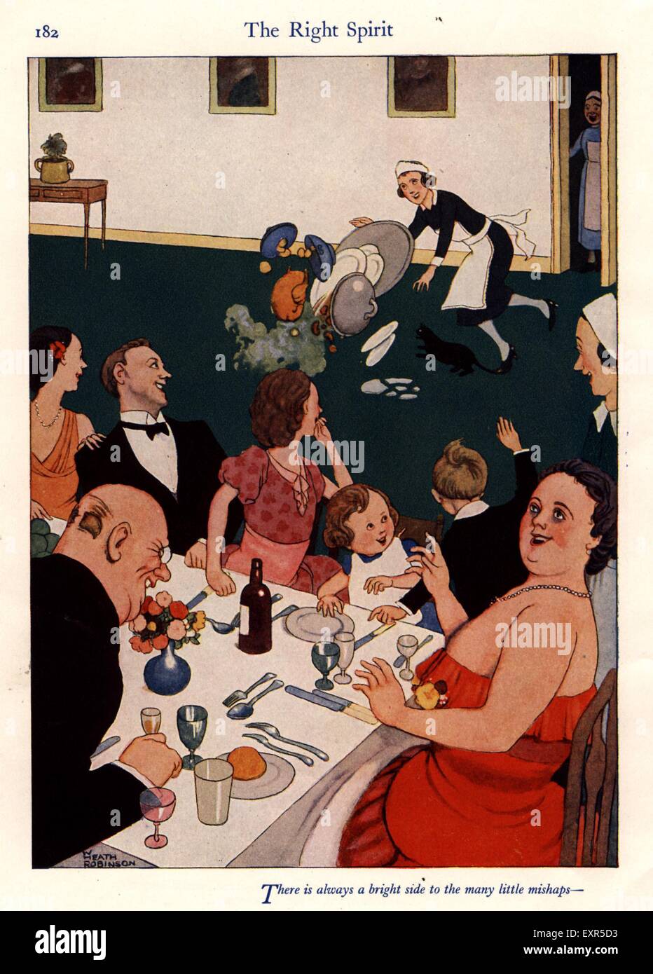 1930s UK Illustrations Magazine Plate Stock Photo